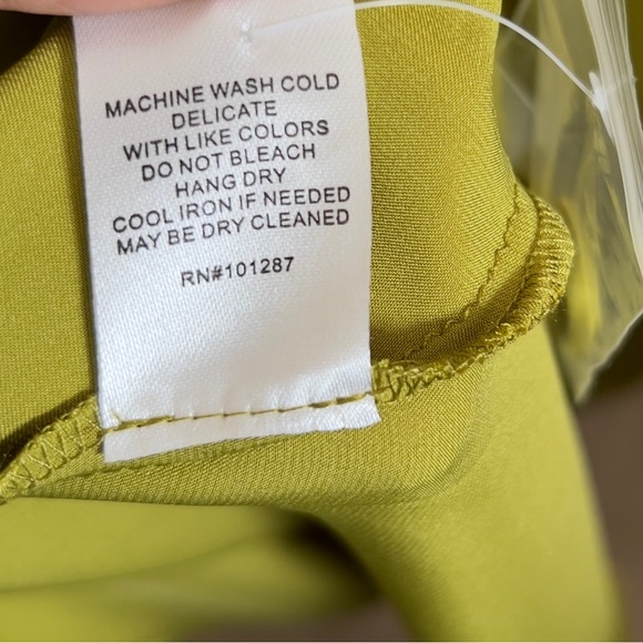 Alexia Admor Brooklyn Chartreuse Luxe Satin Fit & Flare Midi Dress Size 8 - Picture 9 of 9